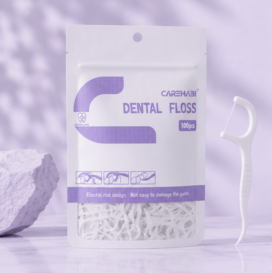 100 Pcs Dental Floss with Handle