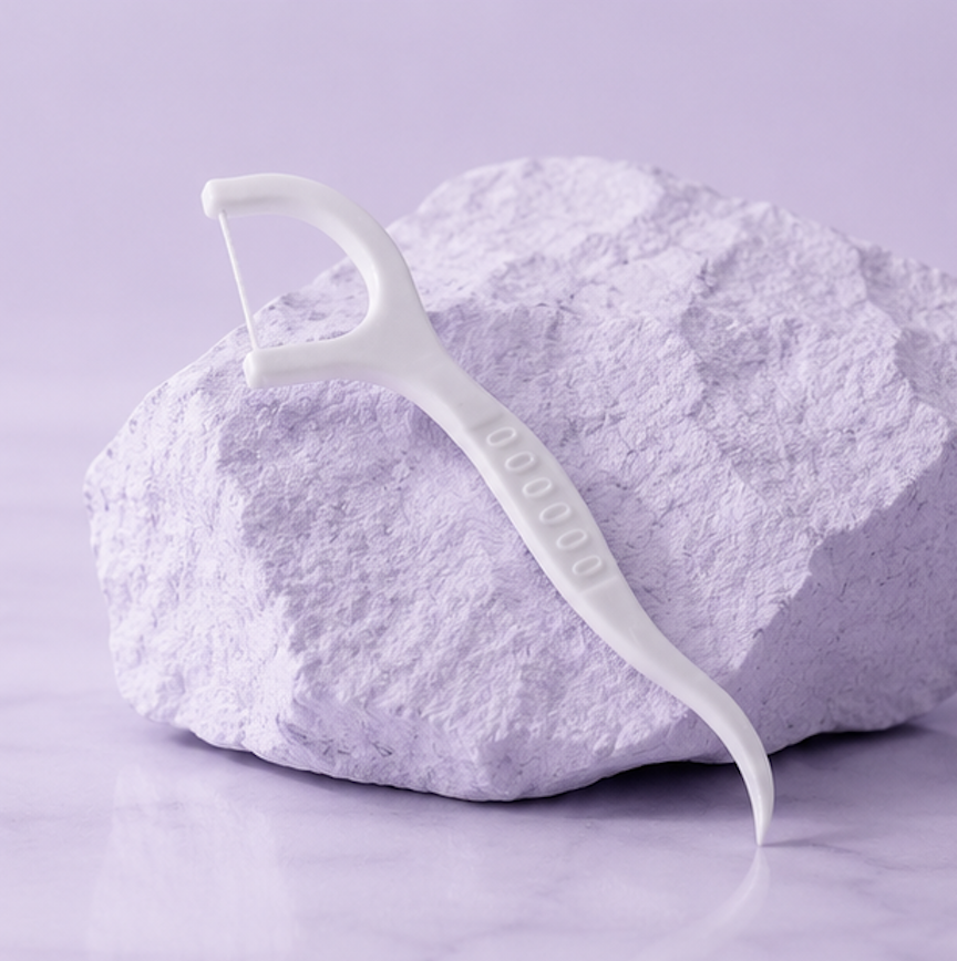 100 Pcs Dental Floss with Handle
