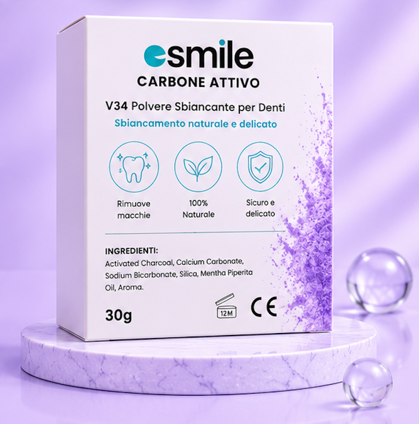 ESMILE Instant Teeth Whitening Charcoal Powder